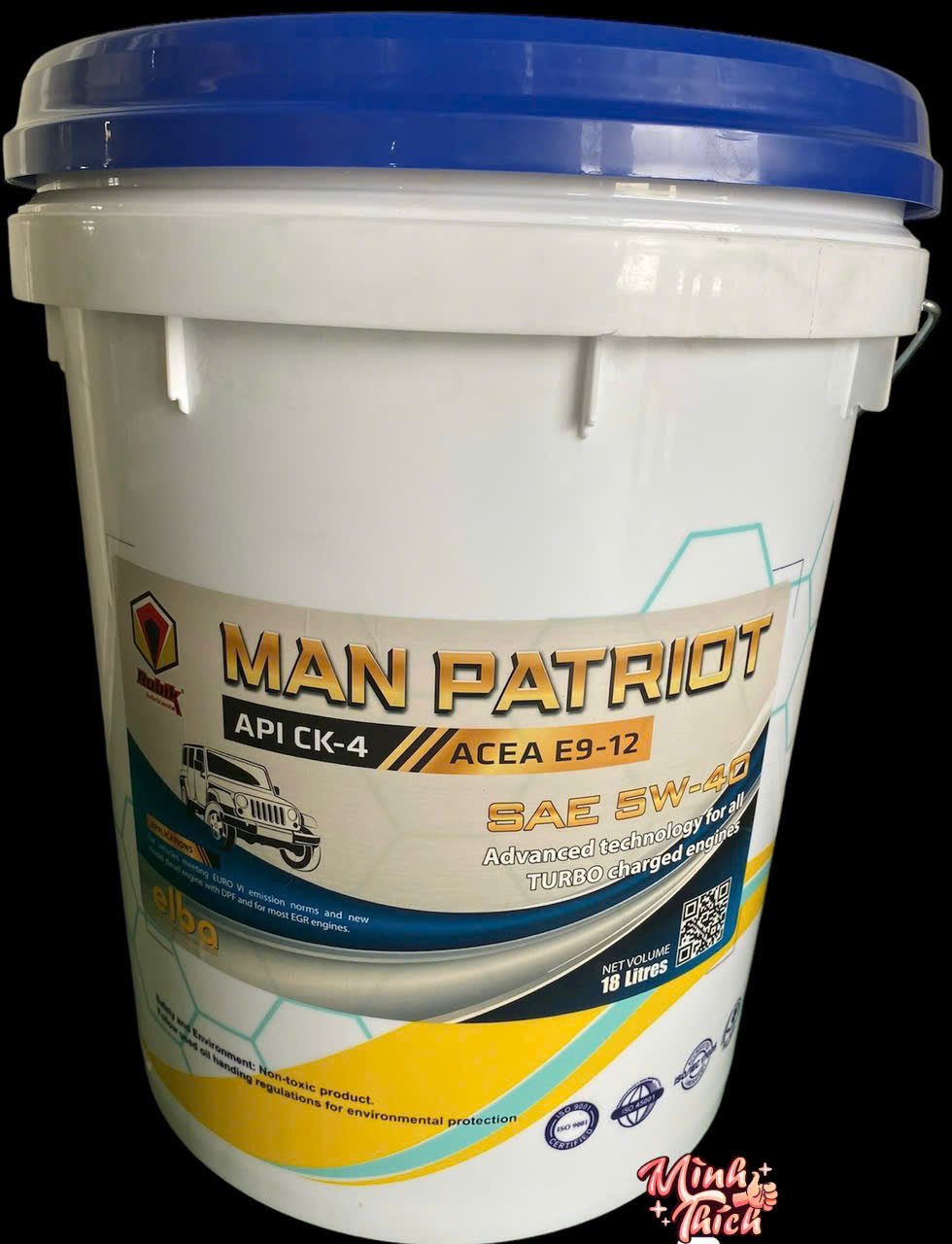 MAN PATRIOT ADVANCE - Dầu động cơ diesel tính năng siêu cao (Ultra High Performance Diesel Oil)
